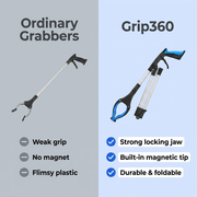 Grip360 vs ordinary grabbers comparison